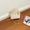 Bolso Retro de Nicho Pequeño para Mujer 2026 Nueva Moda Estilo Coco Chanel Cadena Tejida de Mano Hombro Cruzado