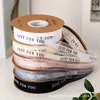 Fita de Cetim com Borda Fio 2,5cm Média Fita Inglesa Caixa de Presente para Bolo Flor Material de Embalagem para Flores Fita de Fio de Neve Laço