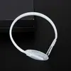 Soporte para auriculares con guía de cable, soporte pequeño, marco de hueso del oído de plástico PP, accesorios para hombres y mujeres, BIY, marco pequeño, pieza ovalada, accesorios para auriculares
