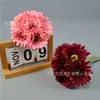 Ramo artificial de crisantemo africano atado a mano flor de seda de crisantemo fulang arreglo floral decoración floral para el hogar Flor de mano para novia