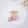 Accesorios de Tulipanes de Lana, Flores Decorativas Frescas y Dulces, Bolsas, Ropa, Accesorios para el Cabello, Cuerdas, Adornos Colgantes, Accesorios para Manualidades