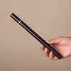 Tubo de Incienso Lacado de Sándalo Morado, Portainciensos Estilo Chino, Artesanía de Tubo de Incienso de Palo de Rosa Africano