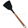 Utensílios de Cozinha de Silicone com Cabo de Madeira 9 Peças Espátula de Cozinha Colher de Sopa Colher de Arroz Conjunto de Silicone para Cozinha