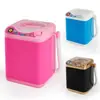 Máquina Limpiadora de Pestañas Postizas, Limpiador de Esponjas y Aplicadores de Maquillaje, Mini Lavadora Automática