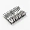Pinzas de Acero Inoxidable para Uso Doméstico, Multifuncionales, Pinzas de Resorte en Ángulo Recto, Pinzas de Pico de Pato, Pinzas Planas Antideslizantes, Pinzas para Mosquiteros, Ropa de Toalla