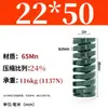 Módulo de Mola de Compressão Mola de Compressão Módulo Doméstico 65Mn Mola Tf Fio Plano de Alta Resistência Compressão Padrão Japonês Mola Retangular