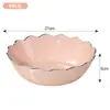 Bandeja de Plástico de Grado Alimenticio para Frutas en Casa, Bandeja de Dulces para Mesa de Café en la Sala de Estar, Estilo de Lujo Ligero, Bandeja de Exhibición de Bocadillos de Alta Estética, Modelo Nuevo, Multicolor
