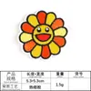 Bordado de computadora logo bordado insignia bordada accesorios para ropa abrigo y sombrero DIY zapatos y sombreros arcoíris girasol insignia pegatinas de tela