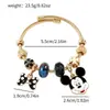 Europeu e Americano Transfronteiriço Mais Vendido Desenho Animado Fofo Mickey Mouse Pulseira Mickey Presente Infantil Joias Atacado