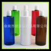 Botella Rocío Puro 500ml Cubierta Qianqiu Botella de hombro plano Botella de detergente Botella de leche de esencia 500ml Botella de champú gel de ducha