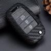 Adequado para o novo KIA K2345 Smart KX357 Huan Chi Silicone Carbon Shell Fiber Car Key Bag Edição Importada