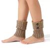 Polainas de Tricô Brancas Femininas para Inverno, Meias Térmicas para Botas de Neve, Meias Largas para Outono e Inverno, Meias Grossas para Panturrilha