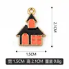 Exquisito Colgante Individual de Castillo con Goteo de Aceite, Adecuado para Venta Transfronteriza por Lotes Mixtos, Dijes Colgantes, Accesorios para Pulseras y Collares, Manualidades, Directo del Fabricante