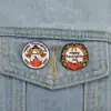 Broche Periférico Série de Ação de Graças Fofo Novo Estilo Transfronteiriço Broche de Metal Desenho Animado Criativo Abóbora