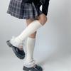 Calcetines JK Japoneses Calcetines Apilables para Mujer Estilo Coreano Otoño/Invierno Calcetines Largos de Estudiante Lori Encaje Engrosados de Caña Media Estilo Harajuku