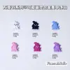 Serie de Halloween Fantasma de Dibujos Animados Colorido Accesorios de Aleación para Uñas a Piao Divertidos y Lindos Accesorios Tridimensionales para Uñas