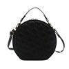 Bolso Redondo Pequeño Casual Bolso de Mujer 2025 Nuevo Verano Moda Portátil Bolso Pequeño Elegante de Hombro Cruzado Bajo el Brazo Bolso de Mujer
