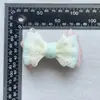 Accesorios de Lazo de Giro Doble de Diamante Plateado de Tela para Manualidades Accesorios para el Cabello Zapatos y Sombreros Bolsas de Ropa Accesorios Lazo Productos Semi-Acabados