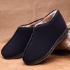 Zapatos de tela de Pekín antiguos invierno zapatos de algodón para hombre forrados de vellón botas de algodón casuales cálidos que cubren los pies zapatos de cabeza vieja zapatos de papá fabricantes