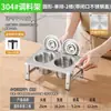 Caja de condimentos de acero inoxidable con compartimentos para condimentos, mermelada e ingredientes en polvo para hielo, adecuada para puestos