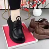 Sapatos de Couro, Sapatos de Mãe, Sapatos com Cadarço para Mulheres, Novos Estilos de Sapatos Femininos 2025, Sapatos de Escritório para Mães, Sapatos Casuais Versáteis de Solado Grosso