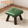 Venta al por mayor Taburete pequeño de madera maciza para el hogar, Banco bajo, Taburete para sofá con bolsa suave para sala de estar, Taburete para cambiar zapatos en la puerta, Taburete cuadrado, Taburete para niños