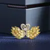 Broche Roxo Lavanda de Luxo Leve, um Buquê de Flores, Conjunto de Peças de Tricô para Usar por Cima, Acessórios de Roupa, Alfinete de Lapela, Anti-Exposição Venda por Atacado