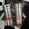 Taza de titanio puro, alto valor estético, taza aislada de bolsillo de pequeña capacidad para niñas, mini taza de agua portátil para mantener el frío, regalo