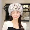 Chapéu de Pelúcia com Estampa de Leopardo Transfronteiriço para Mulheres, Chapéu de Fada para Outono e Inverno, Pele Sintética, Chapéu de Balde Quente e Espessado, Chapéu de Balde Emagrecedor
