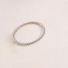 Pulsera de Acero de Titanio, Artículo de Venta Caliente Transfronteriza, No se Desvanece, Pulsera de Cielo Estrellado para Mujer, Estilo Europeo y Americano, Pulsera Abierta de Acero Inoxidable Incrustada con Diamantes Redondos
