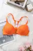 Sutiã Push-Up de Renda com Aro Fino, Fecho Frontal Push-Up, Costas Bonitas, Lingerie, Temu Amazon Shein Mesmo Estilo, Direto do Fabricante