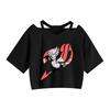 AliExpress Fairy Tail Fairy Tail Natz periférico de anime blusa de manga curta com alça para ombro para mulheres
