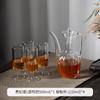 Tetera de vidrio al por mayor, imitación de la canción de la concubina imperial, tetera de flores, tetera doméstica resistente a altas temperaturas, pequeña tetera verde naranja especial