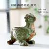 Animal de Desenho Animado Criativo K Esmalte Dinossauro Vaso Suculenta Planta Vaso de Flores Artesanato Enfeites Fabricante Atacado