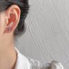 Aretes Minimalistas de Zircón para Mujer Elegantes Coreanos para Oficina Aretes Pequeños Ins 2024 Nueva Moda