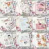 Álbum de Tarjetas Coleccionables de Animales de Dibujos Animados Lindos Zootopia Gato Kt Hello Kitty Familia Álbum de Tarjetas de Cuatro Compartimentos Álbum de Fotos