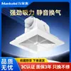 Extractor de techo canalizado Wanjialai para inodoro y baño, ventilador de techo tradicional