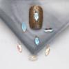 Wengenie mismo estilo Aurora Hielo transparente plano forma especial joya para uñas de diamante Red de diamantes popular punta del dedo Diamante mezclado venta al por mayor