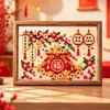 Nuevo Pack de Materiales DIY Pintura de Diamantes Cinco Caminos hacia la Riqueza Pintura de Perlas Hecha a Mano Pintura Decorativa para Pasillo