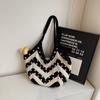 Estilo Preguiçoso Deslocamento Litorâneo Moda Ombro Único Férias Design de Nicho Feminino Casual Bolsa de Axila Bolsa Tote de Grande Capacidade