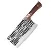 Juego de dos cuchillos de cocina de doble propósito, forjados y cortados a mano de Longquan, cuchillo de corte de acero inoxidable para cocina doméstica, cuchillo de cocina afilado