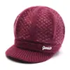 Sombrero de Otoño e Invierno para Mujeres de Mediana Edad y Mayores, Gorro de Lana Tejido para Abuela, Señora Mayor, Protección contra el Frío, Calidez, Más Terciopelo, Grueso, Gorro de Lana para Mamá