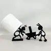 Porta-pañuelos de hormiga de dibujos animados sin taladro, portarrollos de papel creativo para baño y cocina, fuerte capacidad de carga, pieza decorativa divertida