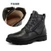 Botas Martin casuales para hombre, zapatos de trabajo de cuero genuino, botas con forro polar, botas de hombre de capa superior de piel de vaca, zapatos de moda británicos, botas, novedad de 2019