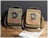 Bolso de Hombro para Hombre Bolso de Lona Bolso Retro Bolso Cruzado Lei Feng Bolso de Hombro de Cinco Estrellas Bolso de Estudiante Bolso de Moda para Hombre