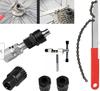 Volante de eixo central de uma peça chave fixa chave de gancho de cauda chave três em um / conjunto de ferramentas de manutenção de bicicleta