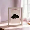 Porta-Retrato de Madeira com Vidro Transparente Dupla Face 6 polegadas Porta-Retrato A4 Porta-Retrato em Branco DIY Moldura para Exibição de Caligrafia Pintura Moldura para Caligrafia Pintura Porta-Retrato em Branco