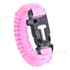 Pulsera de cuerda con paraguas de supervivencia, escape de emergencia al aire libre, suministros salvavidas, pulsera de montañismo, guerreros lobo de Los Picapiedra 2 Wu Jing, mismo estilo