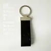 Chaveiro de Metal e Couro Personalizado Pingente de Chave em Couro PU Logo de Carro Logo Publicitário em Relevo Pequeno Presente