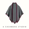 Outono Inverno Novo Xale de Mistura de Caxemira Color Block Protetor de Pescoço para Ombros Feminino Capa Externa Lenço Triângulo Casual Versátil Quente